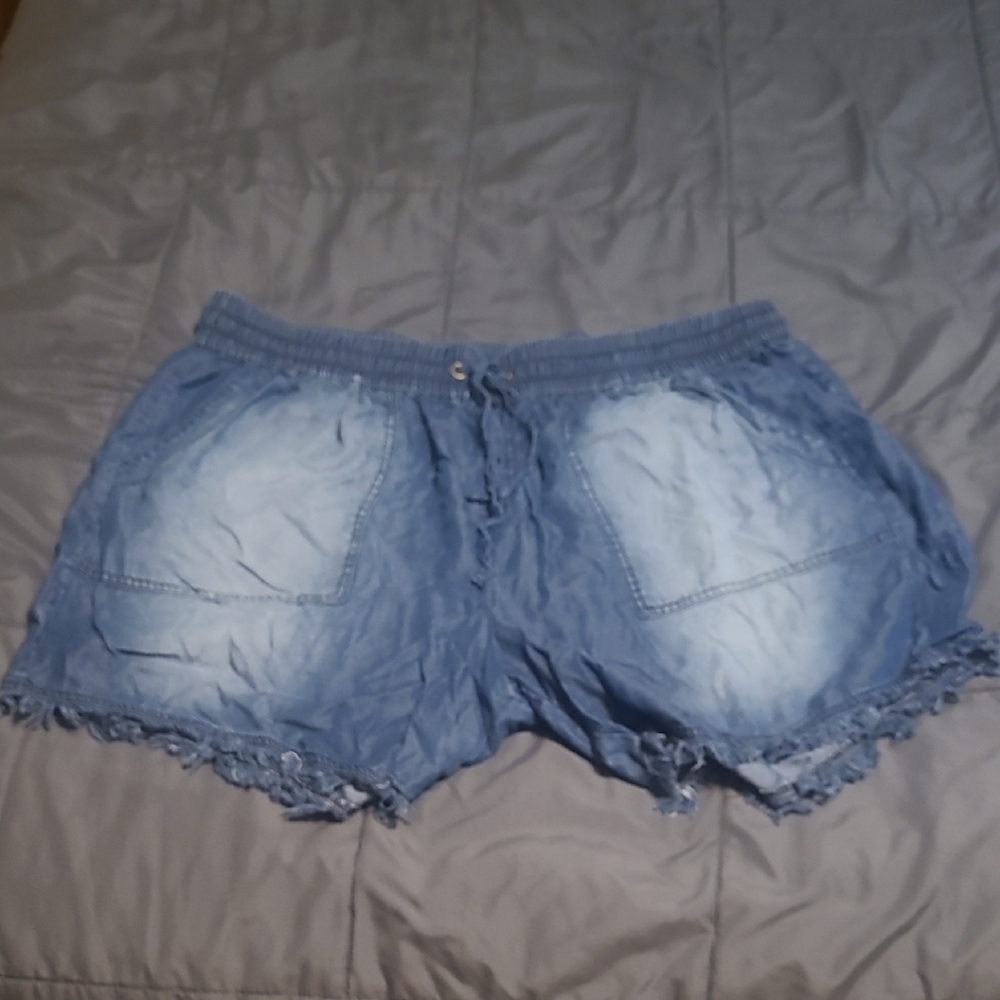Zenana Outfitters Light Blue Jean Shorts